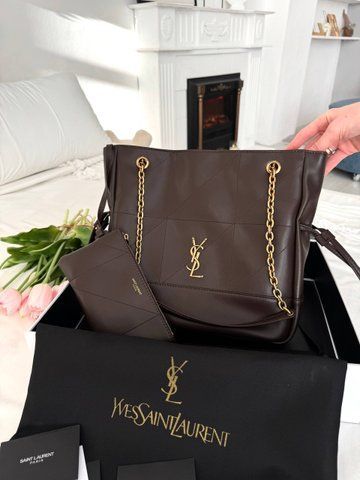 Модель в стилі  Yves Saint Laurent Jamie Chocolate Gold 30см P5069 фото