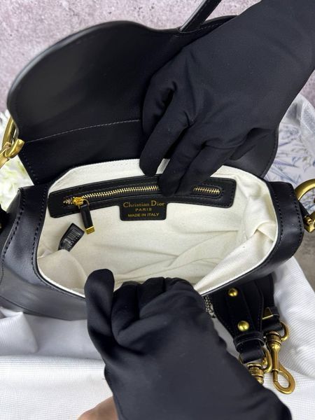 Модель в стилі Dior Saddle Black 25см P6028 фото