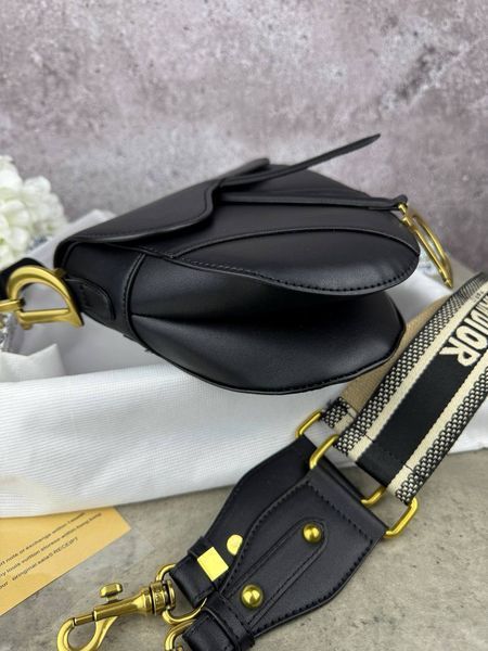 Модель в стилі Dior Saddle Black 25см P6028 фото
