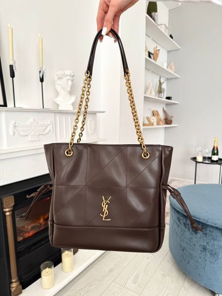 Модель в стилі  Yves Saint Laurent Jamie Chocolate Gold 30см P5069 фото