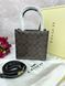 Сумка в стилі Coach Cally Black/Brown P9025 фото 7