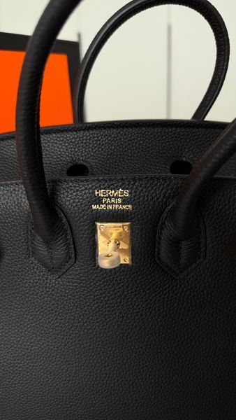 Модель в стилі Hermes Birkin Black 25 147-2 фото