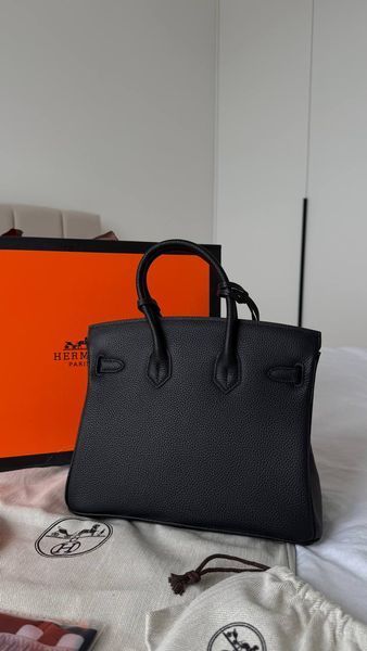 Модель в стилі Hermes Birkin Black 25 147-2 фото