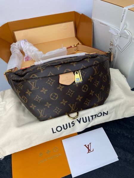 Модель в стилі Louis Vuitton Bumbag Brown 30 см P1008 фото