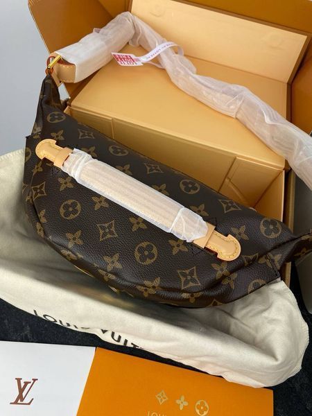Модель в стилі Louis Vuitton Bumbag Brown 30 см P1008 фото