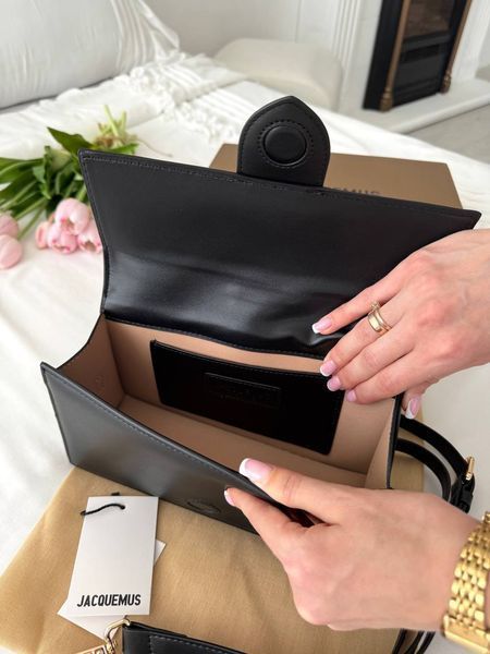 Сумка в стилі Jacquemus Black P12004 фото