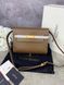 Сумка в стилі Yves Saint Laurent Manhattan Brown Gold P5032 фото 9
