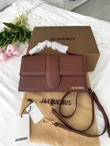 Сумка в стилі Jacquemus Chocolate P12007 фото