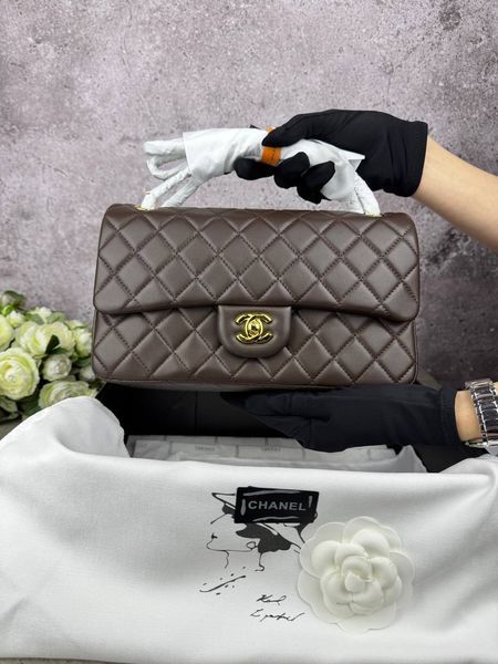 Модель в стилі Chanel Chocolate Gold 25 см P10044 фото