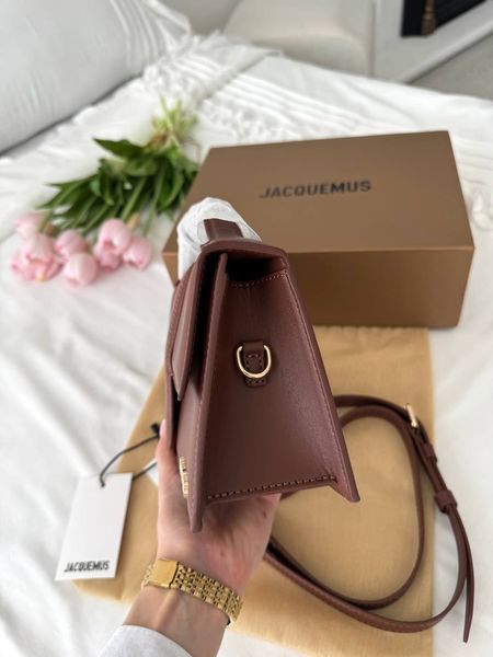 Сумка в стилі Jacquemus Chocolate P12007 фото