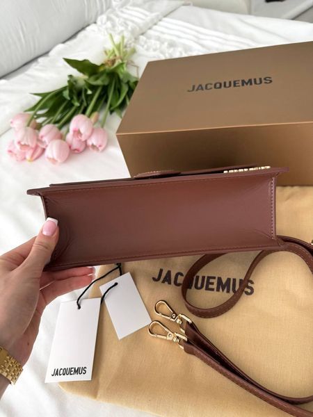 Сумка в стилі Jacquemus Chocolate P12007 фото