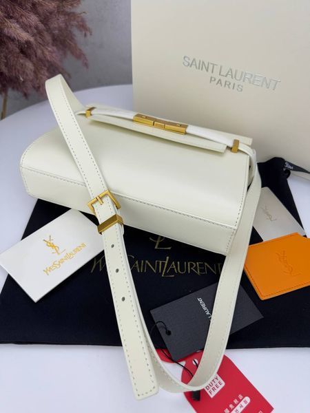 Сумка в стилі Yves Saint Laurent Manhattan Milk Gold P5031 фото