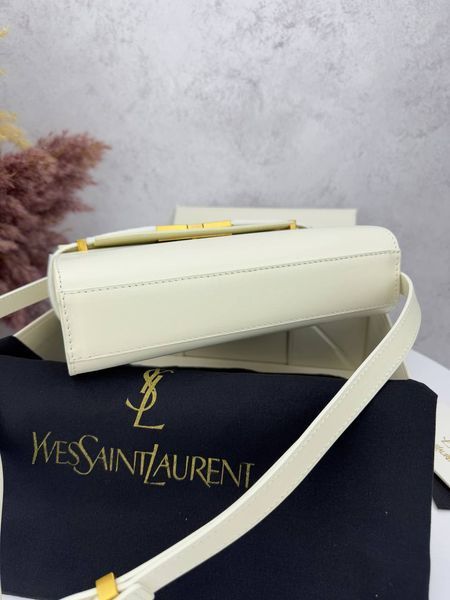 Сумка в стилі Yves Saint Laurent Manhattan Milk Gold P5031 фото