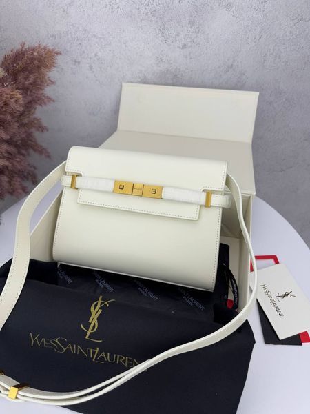 Сумка в стилі Yves Saint Laurent Manhattan Milk Gold P5031 фото
