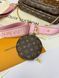 Модель в стилі Louis Vuitton Multi Pochette Brown/Pink P1053 фото 14
