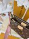 Модель в стилі Louis Vuitton Multi Pochette Brown/Pink P1053 фото 12