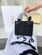 Сумка в стилі Dior Lady Mini Total Black P6066 фото 2