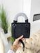 Сумка в стилі Dior Lady Mini Total Black P6066 фото 8