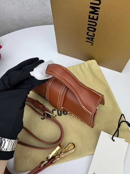 Сумка в стилі Jacquemus mini Brown P12010 фото