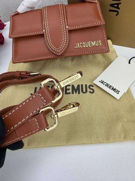 Сумка в стилі Jacquemus mini Brown P12010 фото