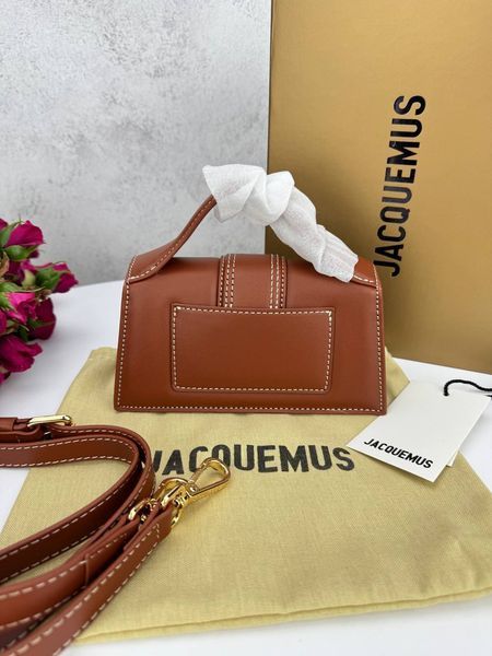 Сумка в стилі Jacquemus mini Brown P12010 фото