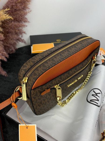 Сумка в стилі  Michael Kors Brown  P16002 фото