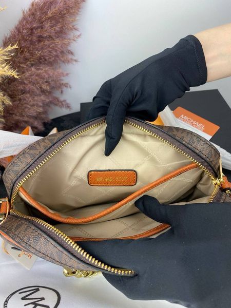 Сумка в стилі  Michael Kors Brown  P16002 фото