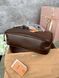 Модель в стилі Miu Miu Brown P17015 фото 12