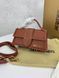 Сумка в стилі Jacquemus mini Brown P12010 фото 4
