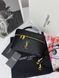 Сумка в стилі Yves Saint Laurent Gaby vanity Black/Gold P5037 фото 2