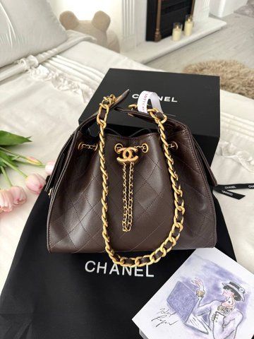 Модель в стилі  Chanel Chocolate Gold Texture 26.5см P10180 фото