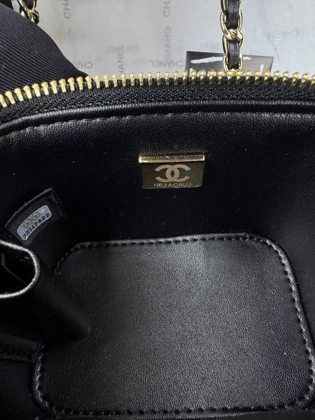 Модель в стилі Chanel mini Black (з дзеркалом) 10 см P10080 фото