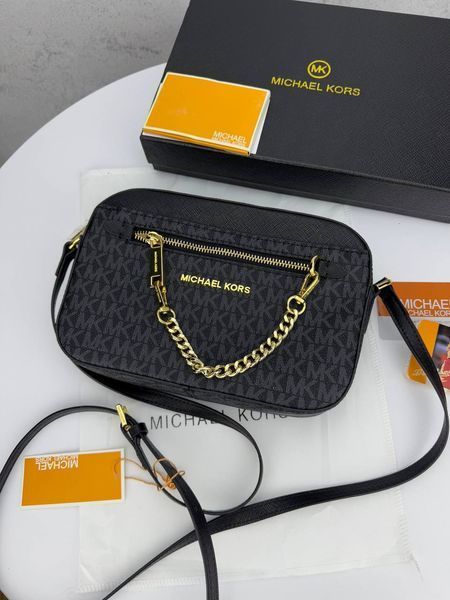 Сумка в стилі Michael Kors Black P16005 фото
