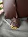 Сумка в стилі Balenciaga Rodeo Chocolate Gold P18027 фото 6