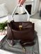 Сумка в стилі Balenciaga Rodeo Chocolate Gold P18027 фото 1