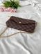 Сумка в стилі Louis Vuitton Felicie Pochette Brown 21,5 см P1051 фото 9