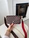 Сумка в стилі Louis Vuitton Felicie Pochette Brown 21,5 см P1051 фото 5