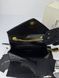 Сумка в стилі  Yves Saint Laurent Envelope Black Gold P5045 фото 2
