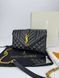 Сумка в стилі  Yves Saint Laurent Envelope Black Gold P5045 фото 1
