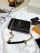Сумка в стилі  Yves Saint Laurent Envelope Black Gold P5045 фото 8