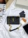 Сумка в стилі  Yves Saint Laurent Envelope Black Gold P5045 фото 4