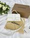 Сумка в стилі Jacquemus mini White P12009 фото 3