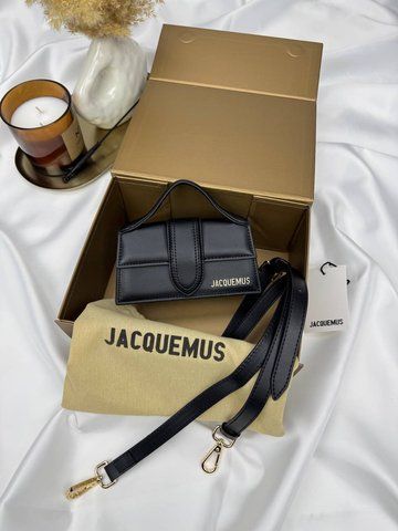 Сумка в стилі Jacquemus mini Black P12008 фото