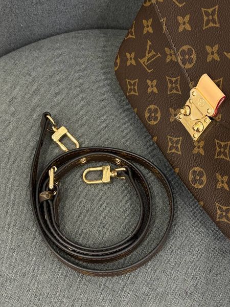 Модель в стилі Louis Vuitton Pochette Metis Brown 24 см 102-1 фото