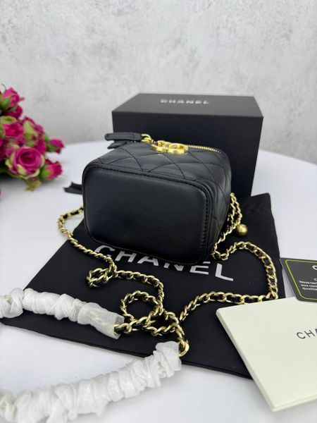 Модель в стилі Chanel mini Black P10104 фото