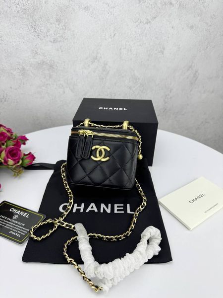 Модель в стилі Chanel mini Black P10104 фото