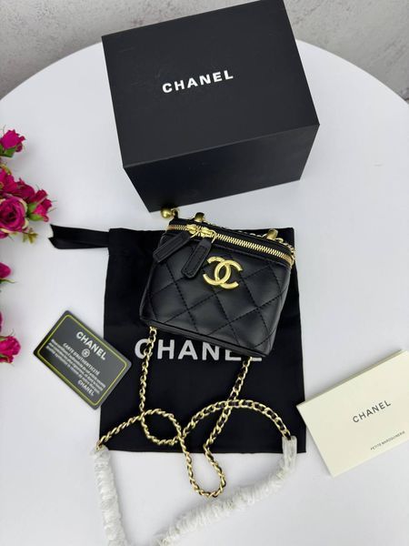 Модель в стилі Chanel mini Black P10104 фото