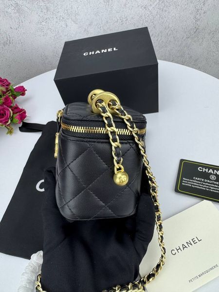 Модель в стилі Chanel mini Black P10104 фото