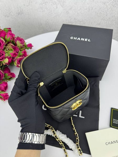 Модель в стилі Chanel mini Black P10104 фото