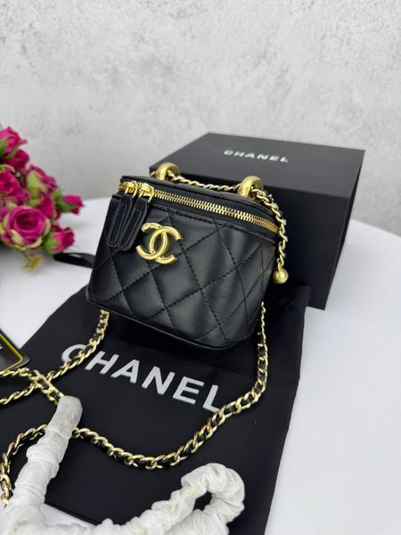 Модель в стилі Chanel mini Black P10104 фото
